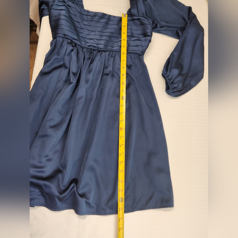 Abercrombie & Fitch Women's Mini Blue Dress Size (XS).   D07 - Picture 11 of 16